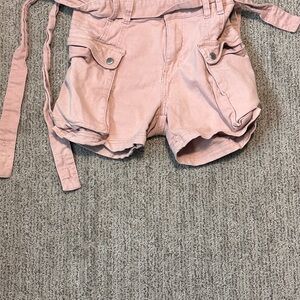 American Bazi Dusty Pink Women's Cargo Shorts